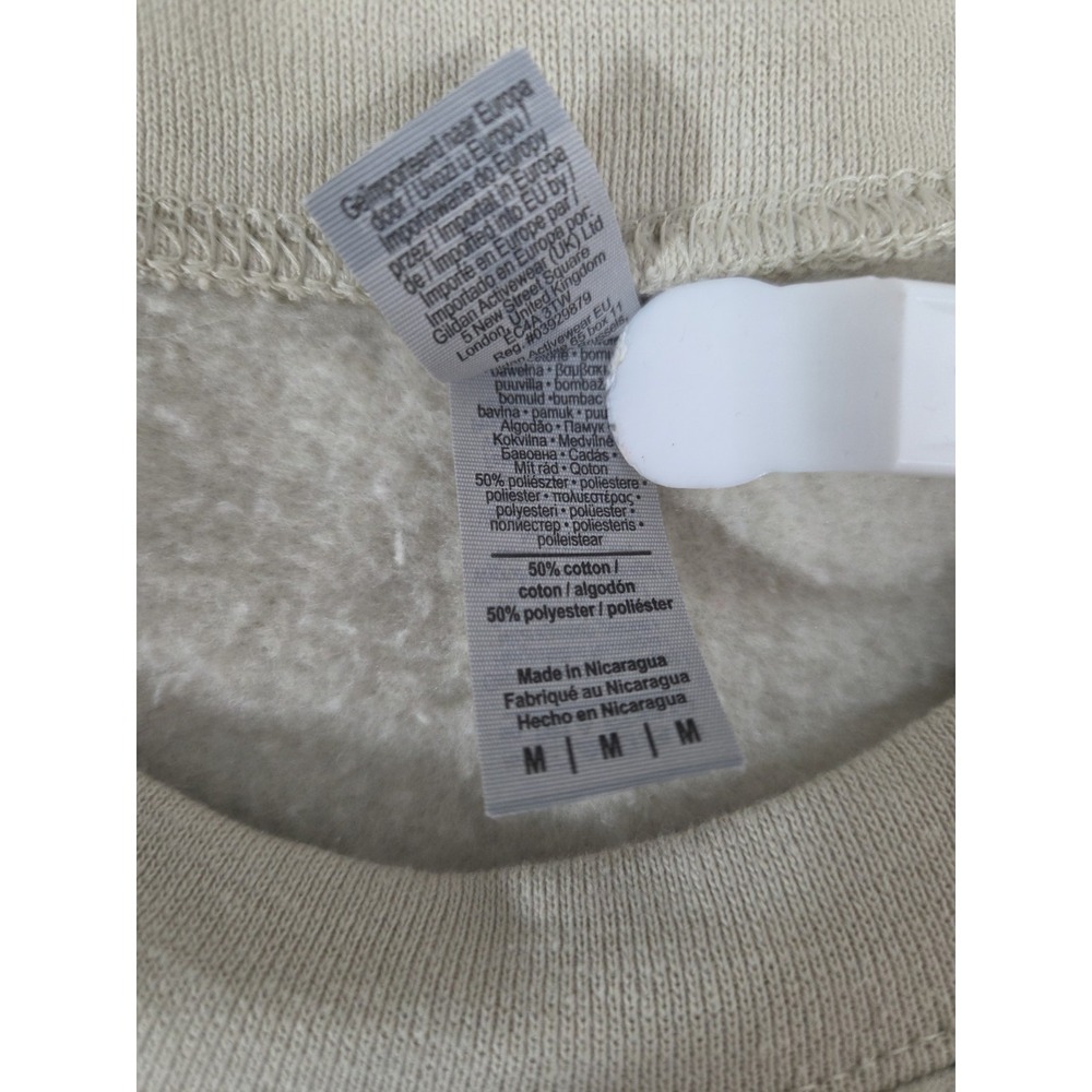 Hello Kitty Sanrio  Beige Fall Autumn‎ Leaves Embroidered Sweatshirt Medium - Picture 5 of 9